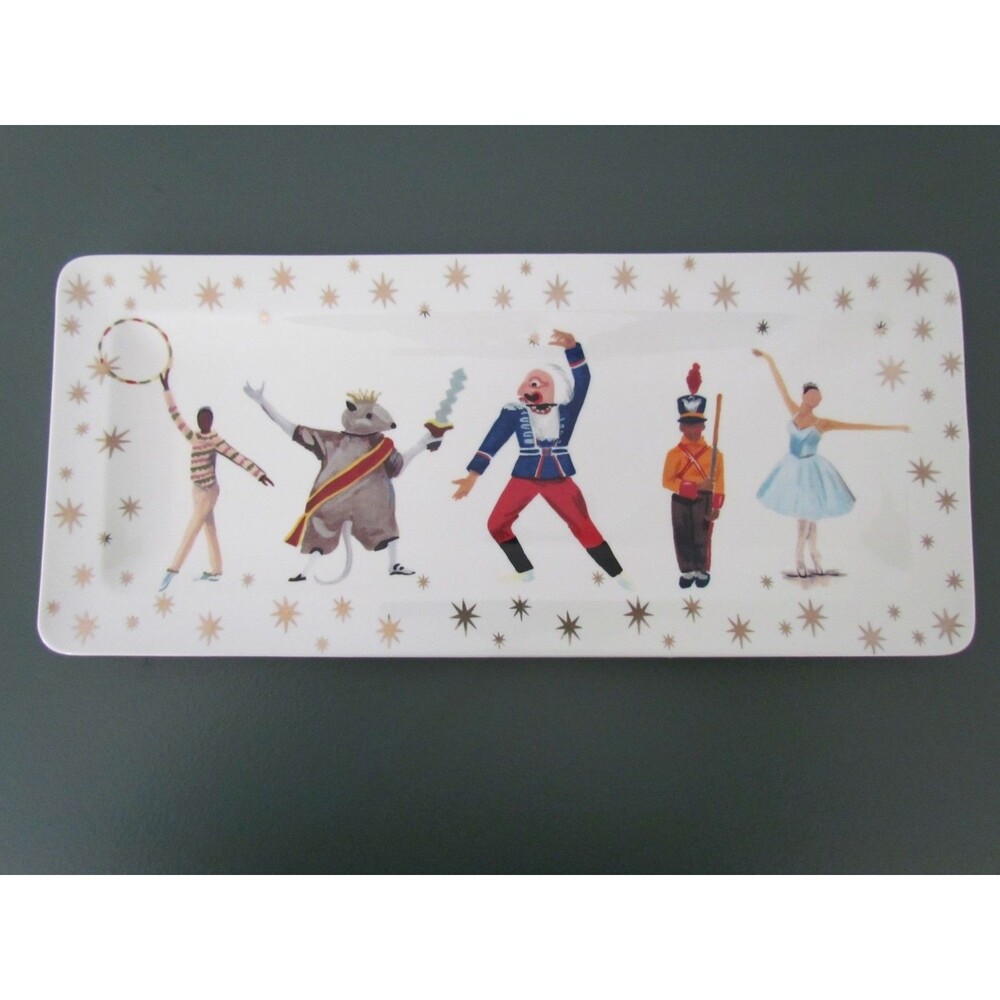 NEW Anthropologie x New York City Ballet Nutcracker Platter Christmas